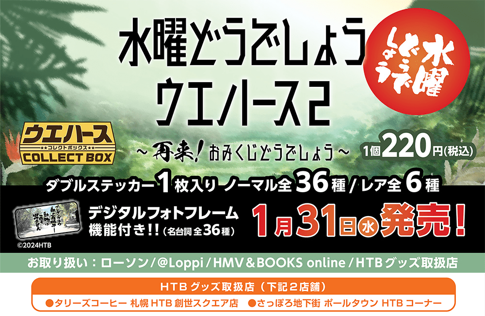 水曜どうでしょうウエハース2～再来！おみくじどうでしょう～